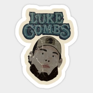 luke combs // vintage Sticker